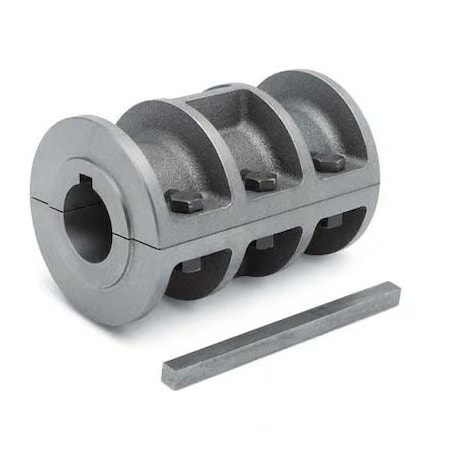 Dodge Industrial 1-1/2 Finished Bore Ribbed Rigid Coupling 009006 1 1/2 RIBBED